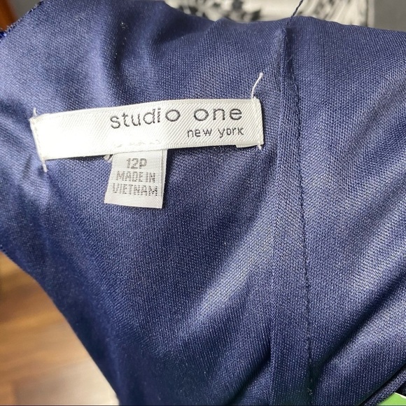 Studio 1 navy sleeveless all over sequin party dress. Occasion formal mini - Picture 12 of 13